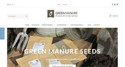 Desktop Screenshot of greenmanure.co.uk
